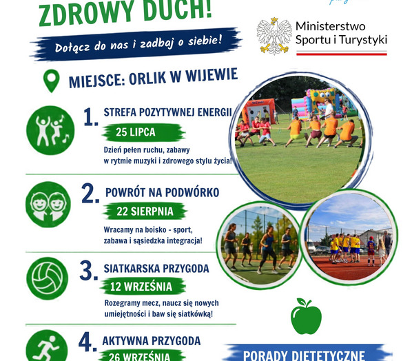 Aktywny Orlik - w zdrowym ciele zdrowy duch!